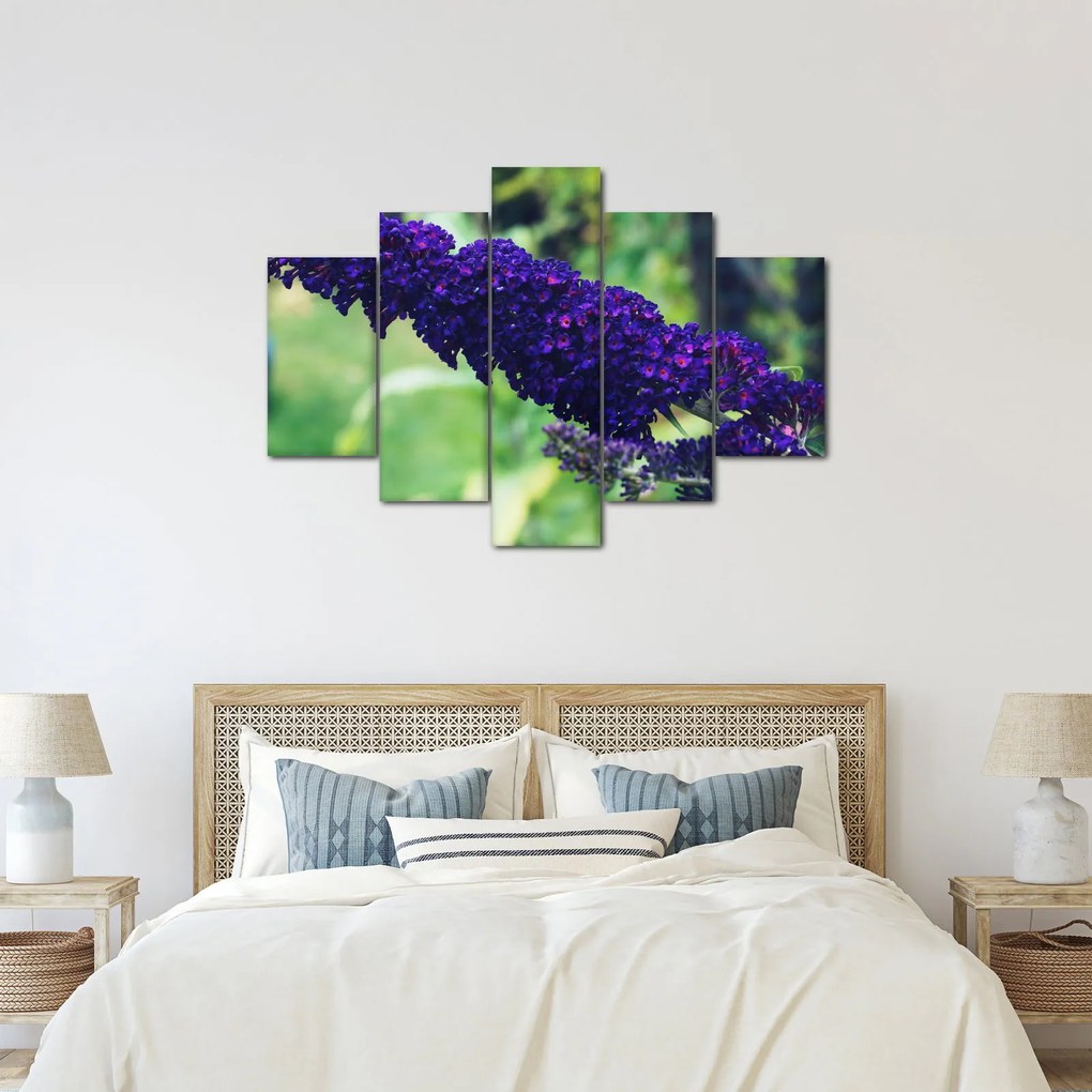 Tablou cu floare albastră (150x105 cm)