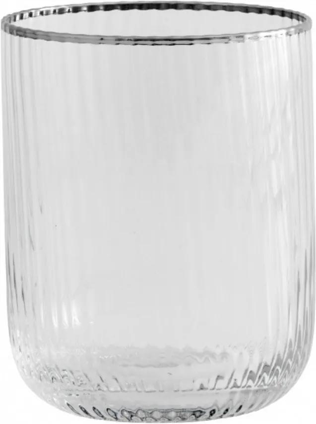 Pahar de Apa Rilly - Sticla Transparent Inaltime(10.5 cm) x Diametru(8 cm)