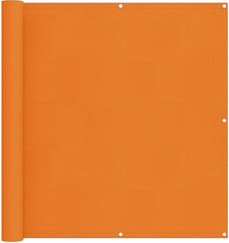 vidaXL Ecran de balcon Portocaliu 110 x 500 cm Material Oxford