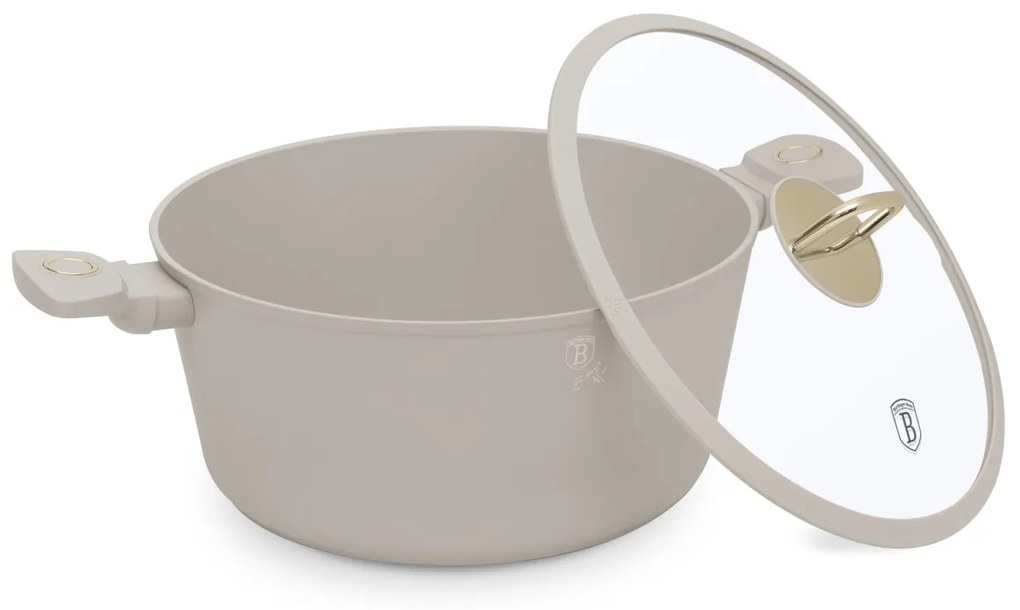 BerlingerHaus Cratiță cu suprafață din titan șicapac Sahara 30 cm, 4HOME