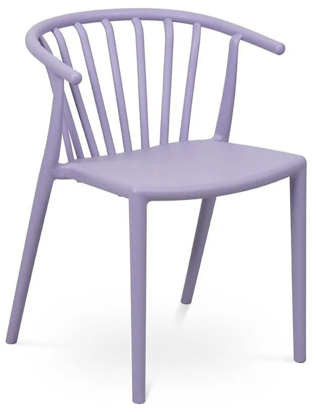 Scaun de grădină mov lavandă din plastic Capri – Bonami Essentials