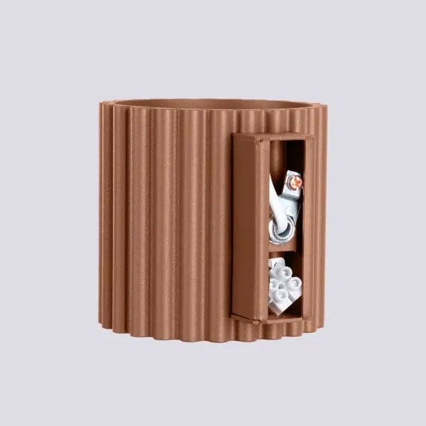 Sollux SL.1806 - Aplica de perete AURA 1xG9/10W/230V maro