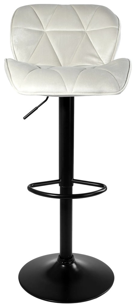 JAKS SCAUN DE BAR GRAPPO BLACK VELOUR BEJ