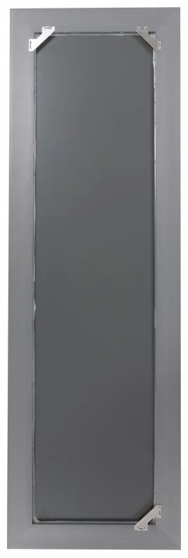 Oglinda dreptunghiulara cu rama din polistiren argintie Scott, 147,5cm (L) x 47,5cm (L) x 5,2cm (H)