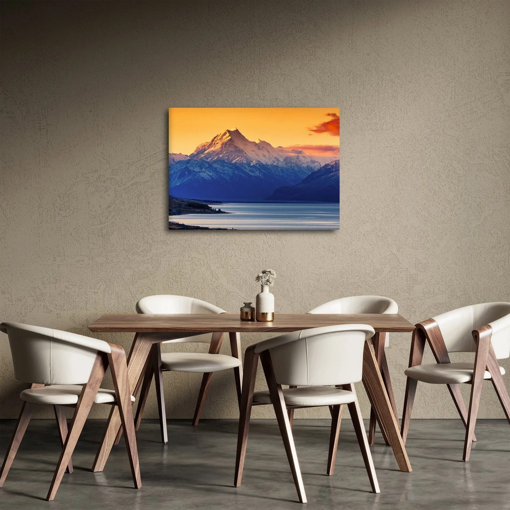 Tablou - Lacul Pukaki (70x50 cm)