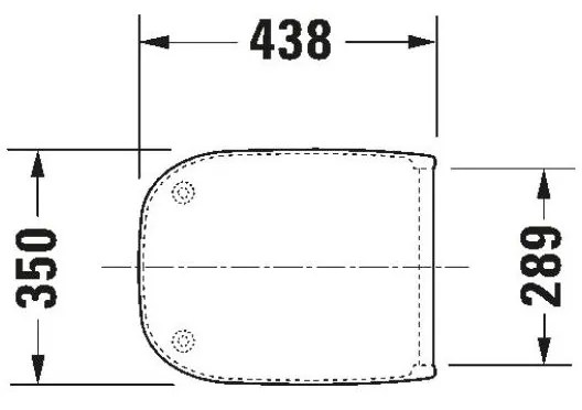 Set vas WC Duravit D-Code 25350900002, capac WC Duravit D-Code 0067390000