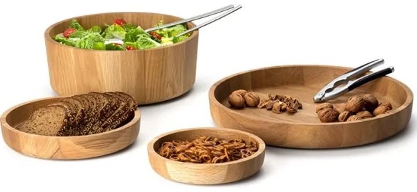 Bol din lemn 38x5,4 cm stejar Continenta C4135