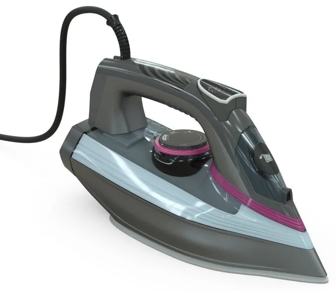 Resigilat: Fier de călcat Tesla IR400GP, 3100 W, Placă ceramică, Abur 135 g/min, 380 ml, Autocurățare, Gri