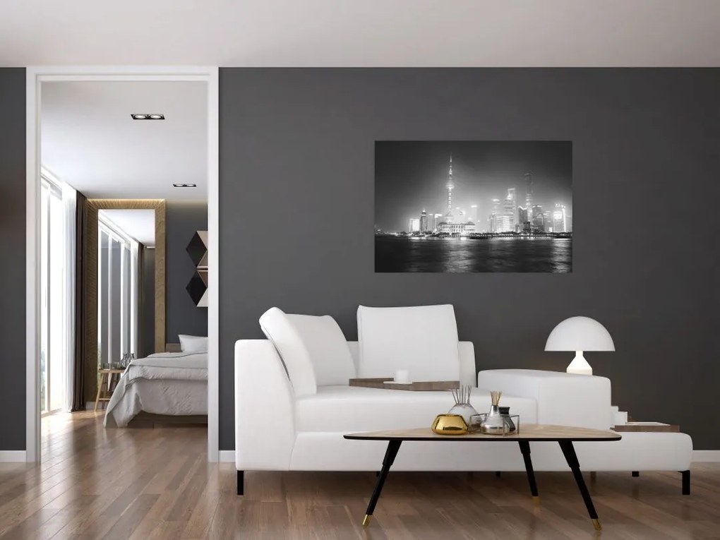 Tablou cu zgârăie nori moderene (90x60 cm)