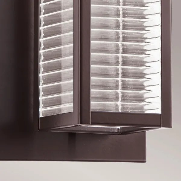 Aplică LED de exterior SOREL 1xGU10/7W/230V IP44 maro Kichler KL-SOREL2-M-LED