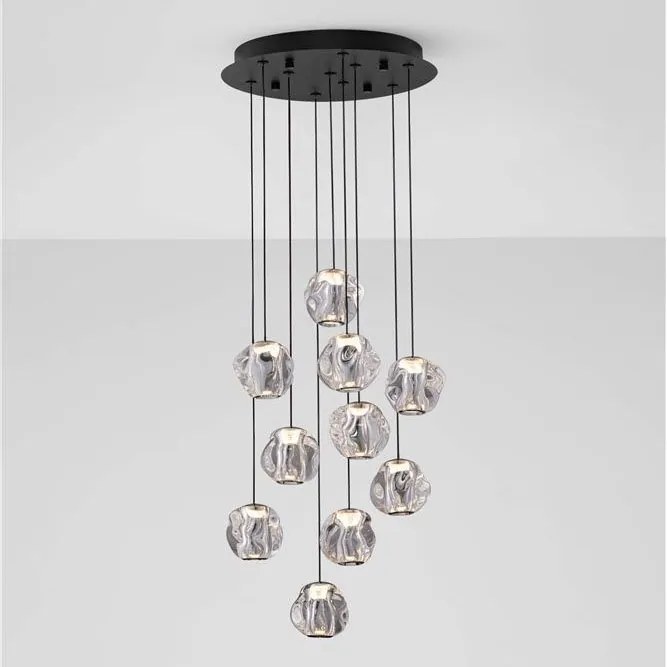 Lustra cu 10 pendule LED design modern IFOS