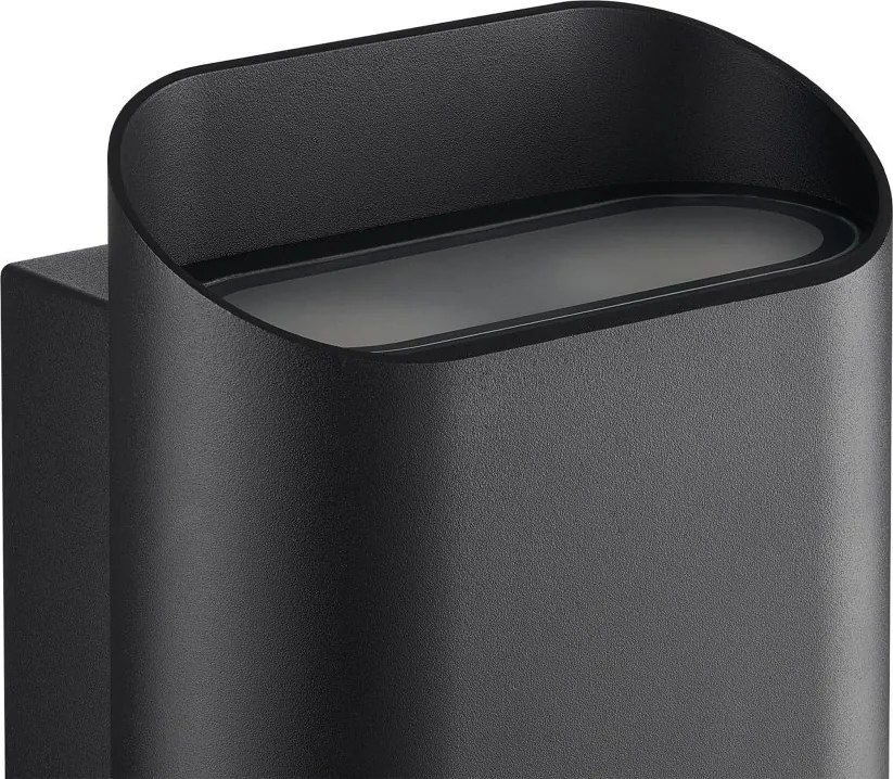 Aplica de perete iluminat exterior IP54 Nico 22 Round Maxi negru