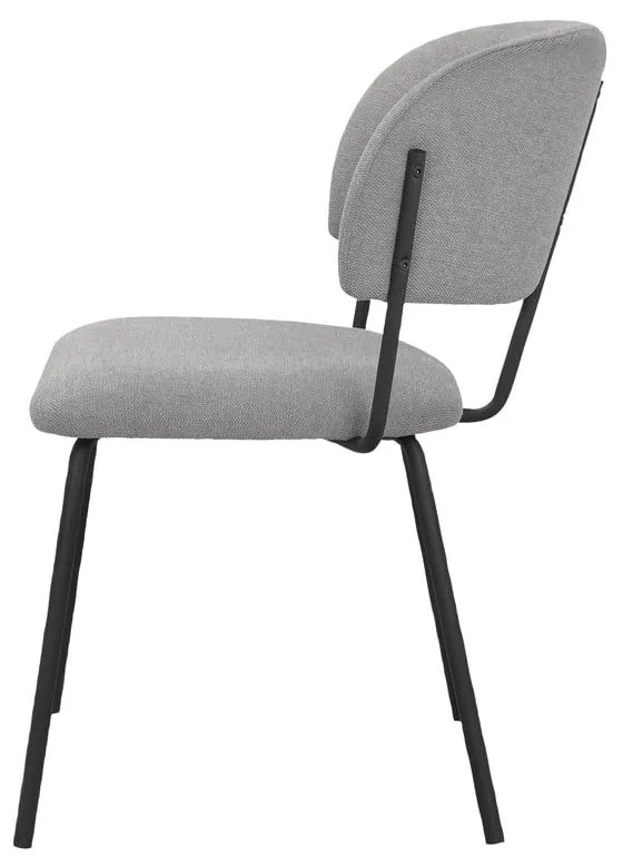 Scaune de dining gri 2 buc. Claudia – Støraa