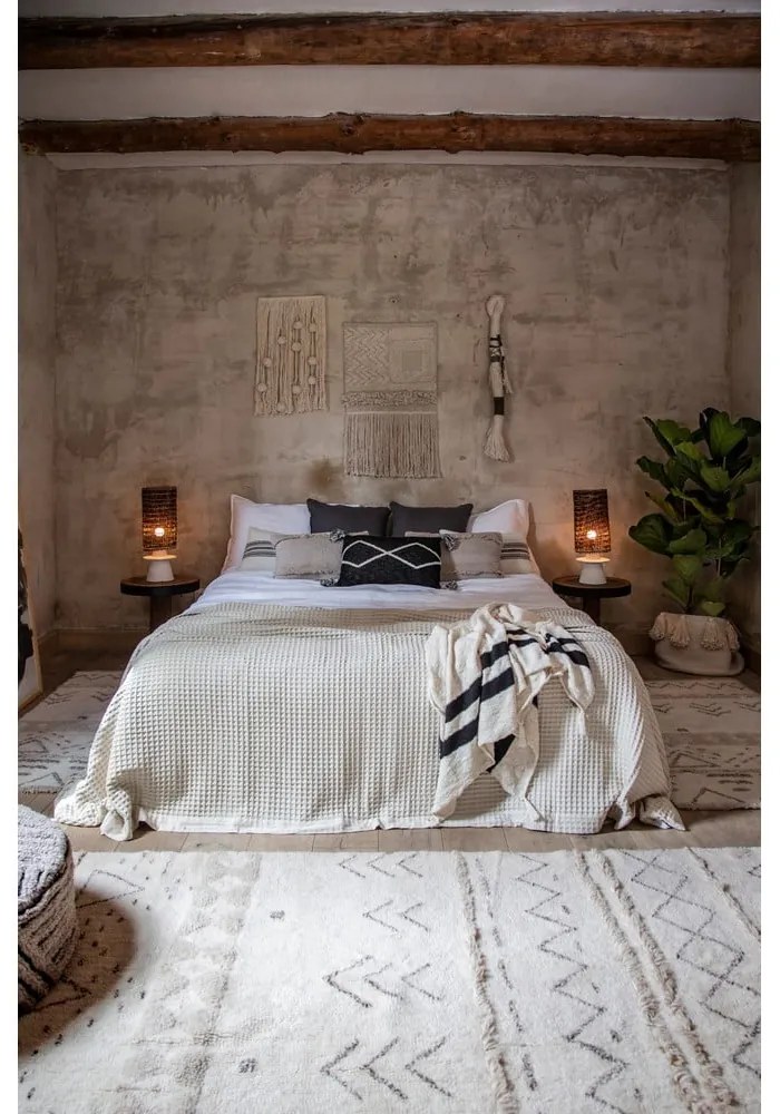 Covor crem lavabil/țesut manual din lână 170x240 cm Lakota Day – Lorena Canals
