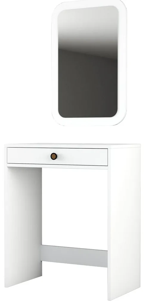 Lisbon Mirror White Cosmetic Table