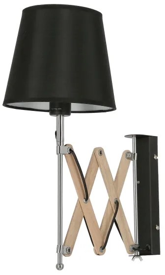 Aplica de perete MITO 1xE27 / 40W / 230V negru