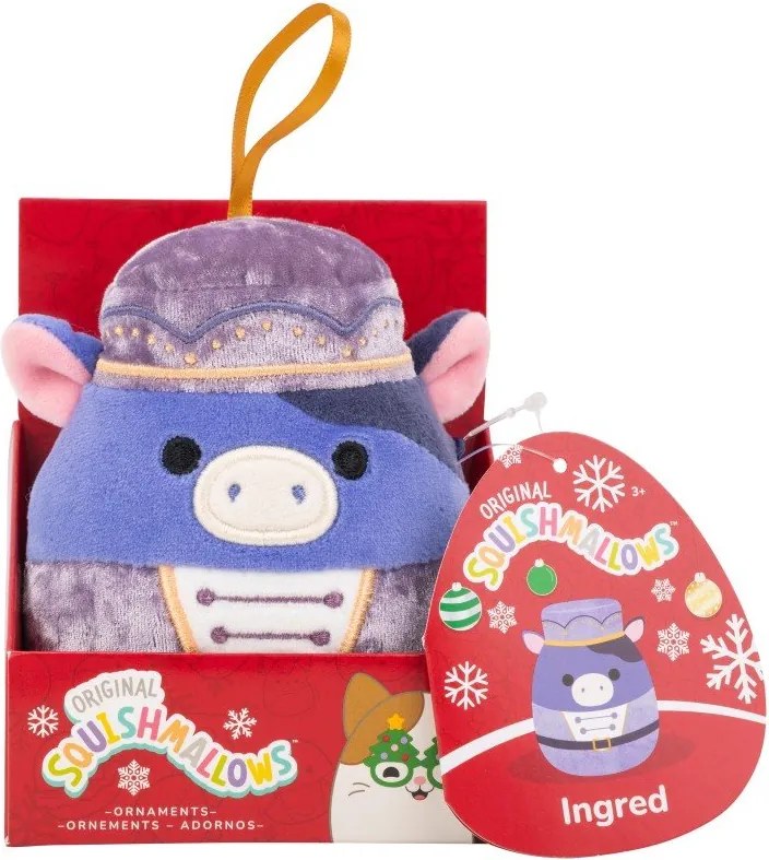 Ornament de Crăciun din material textil 10 cm Ingred – SQUISHMALLOWS