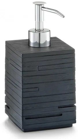 Dozator pentru sapun din polirasina, Slate Black, l8xA8xH16 cm