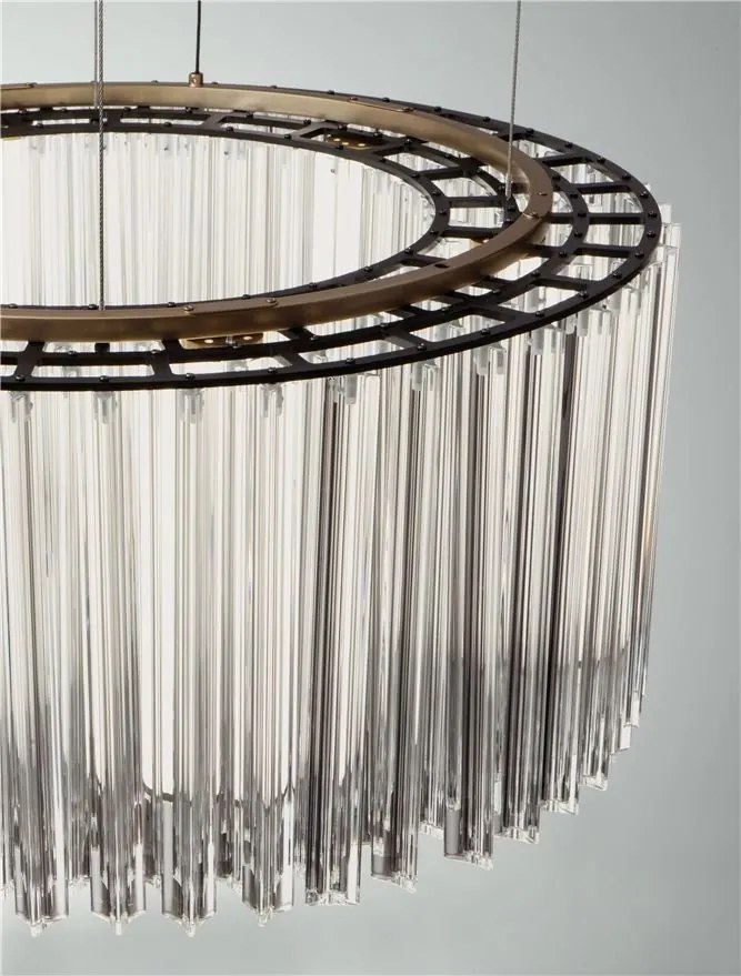 Lustra LED suspendata design decorativ NOL D-68cm