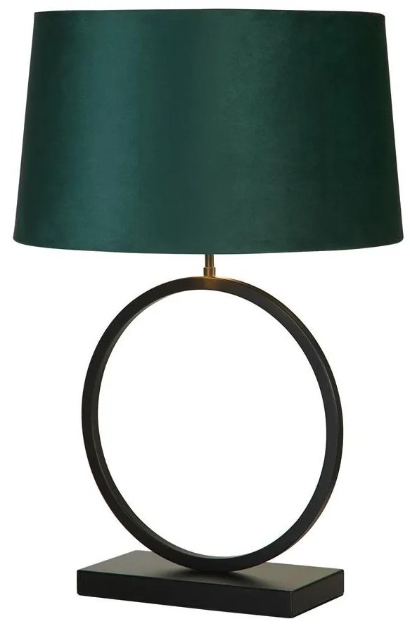 Veioza/Lampa de masa decorativa Elegant negru/verde