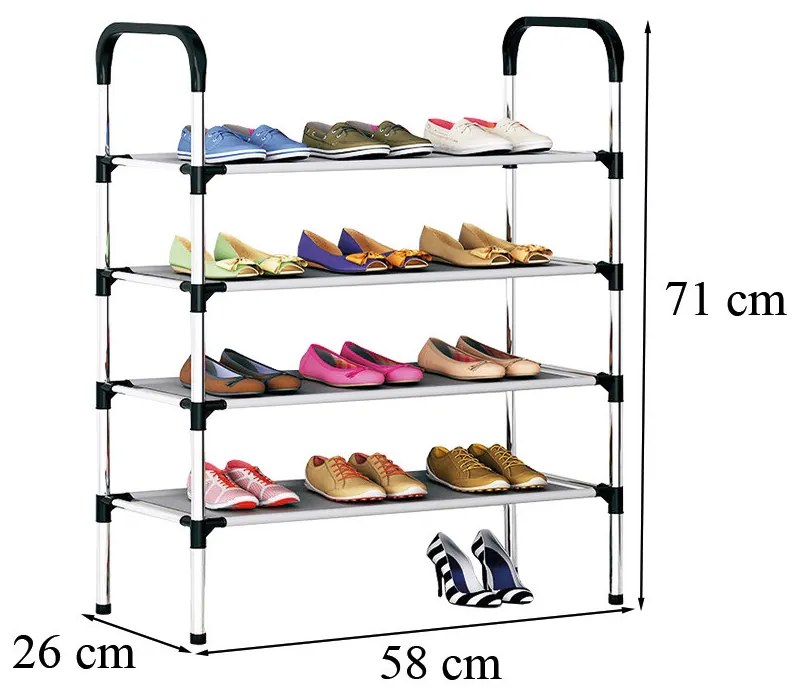 Suport pentru încălțăminte LCT-01 negru