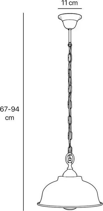 Lustra exterior IP44 realizat manual din alama Lipari
