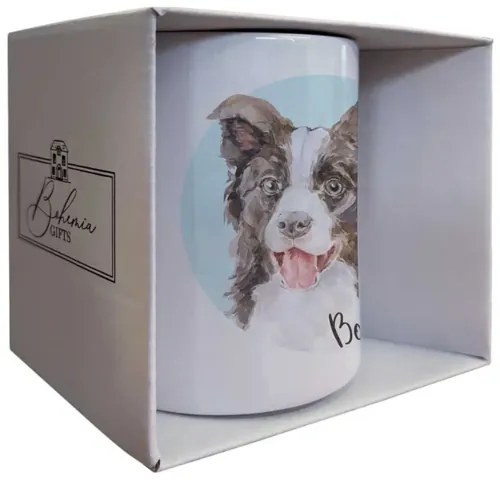 Bohemia Gifts Cană ceramică - Border Collie, 350ml