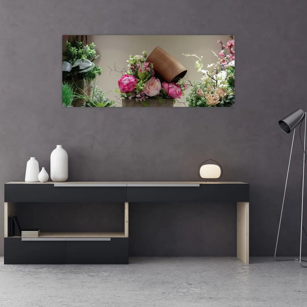 Tablou -Trandafir pentru tine (120x50 cm)