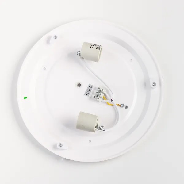 Plafonieră de baie Brilagi POOL, 2 x E27, 15 W, 230 V, Ø 30 cm, IP54, alb