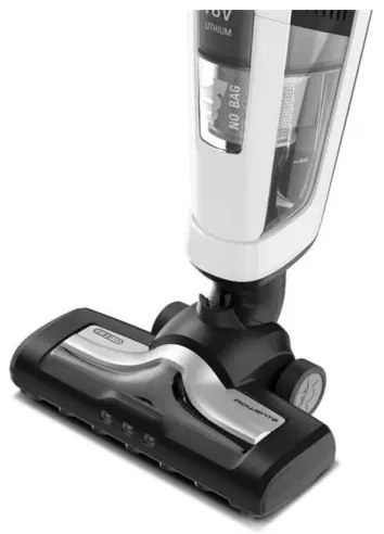 Aspirator vertical Rowenta DUAL FORCE 2 ÎN 1 100W/18V 2500 mAh alb