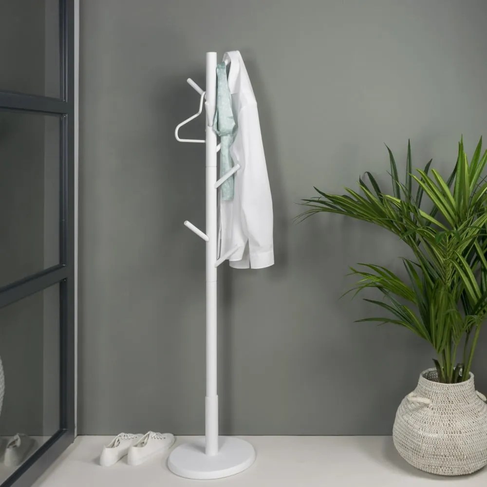 Cuier alb din lemn masiv de arbore de cauciuc Bro – Spinder Design