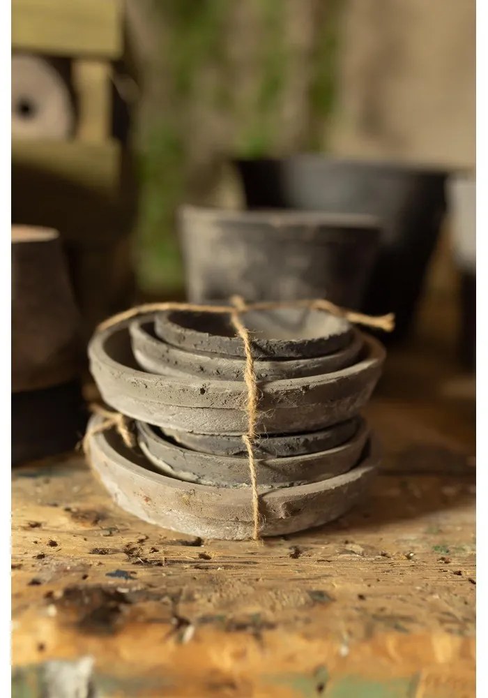 Farfurii de ghiveci 3 buc. din teracotă ø 10 cm – Esschert Design