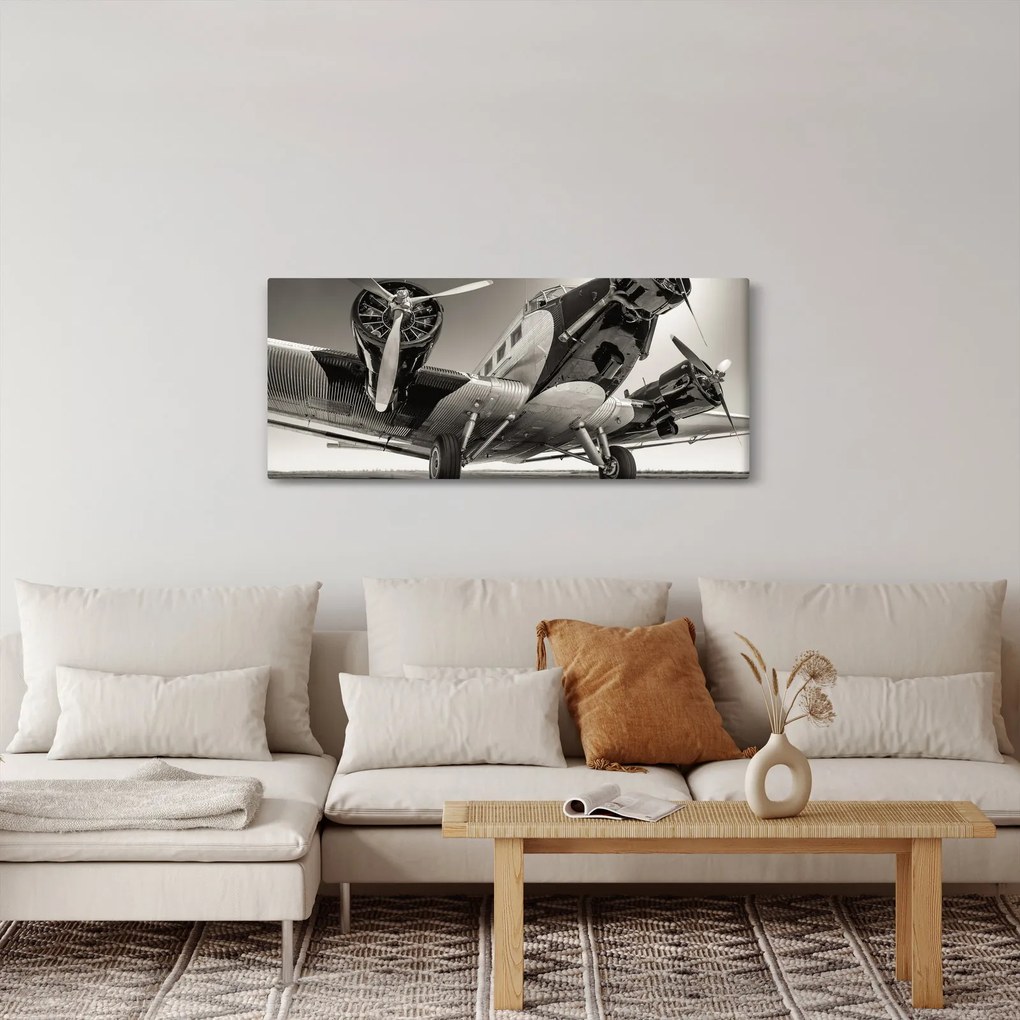 Tablou - Avioane istorice (120x50 cm)