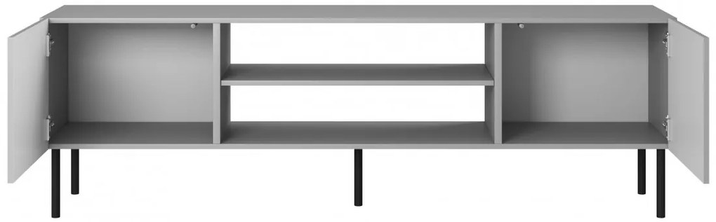 Comoda TV Asensio RTV-1 gri deschis/negru L180 cm