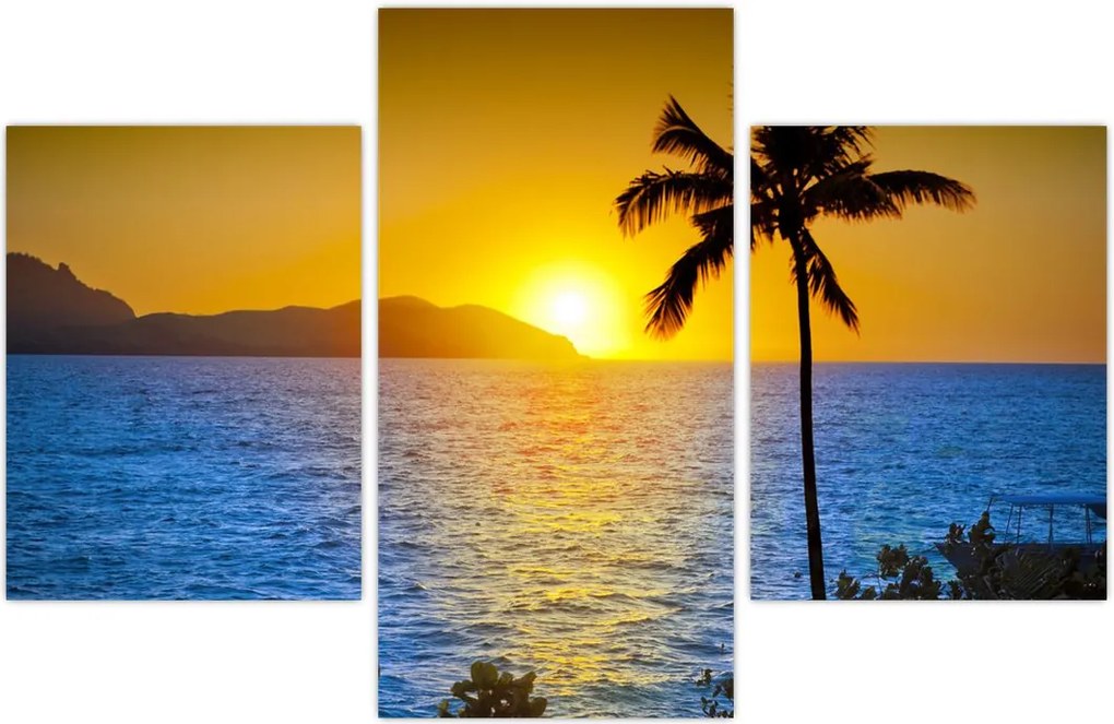 Tablou - Apus de soare deasupra mării (90x60 cm)