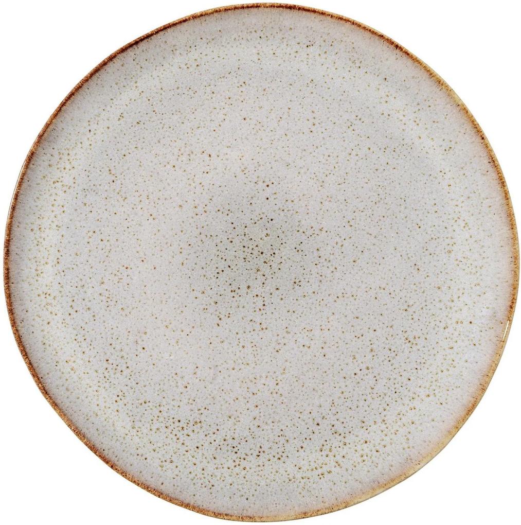 Farfurie Sandrine, Gri, Ceramica Ø28.5 cm
