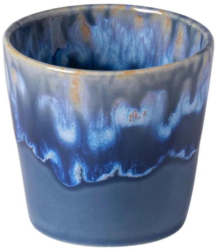 Ceașcă albă/albastră din gresie 210 ml Grespresso – Costa Nova