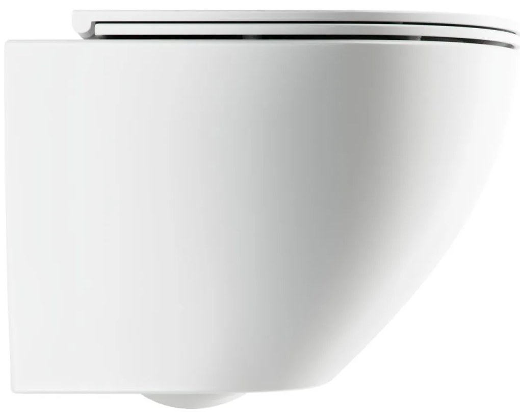 Omnires Ottawa vas wc cu capac soft-close agatat da da alb mat OTTAWACSPMWBM