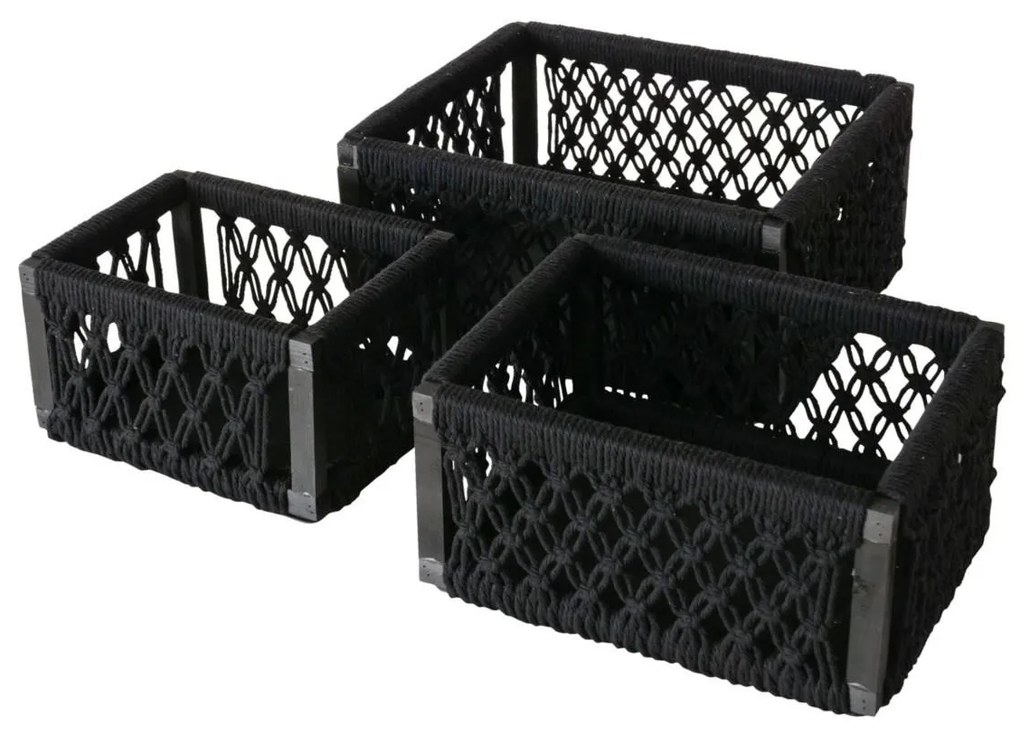 Set cosuri decorative Winny, 3 bucati, rama de pin