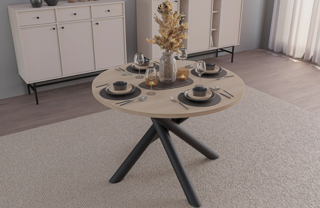 Masa rotunda 110 cm Ossla (stejar lindberg). 1116739