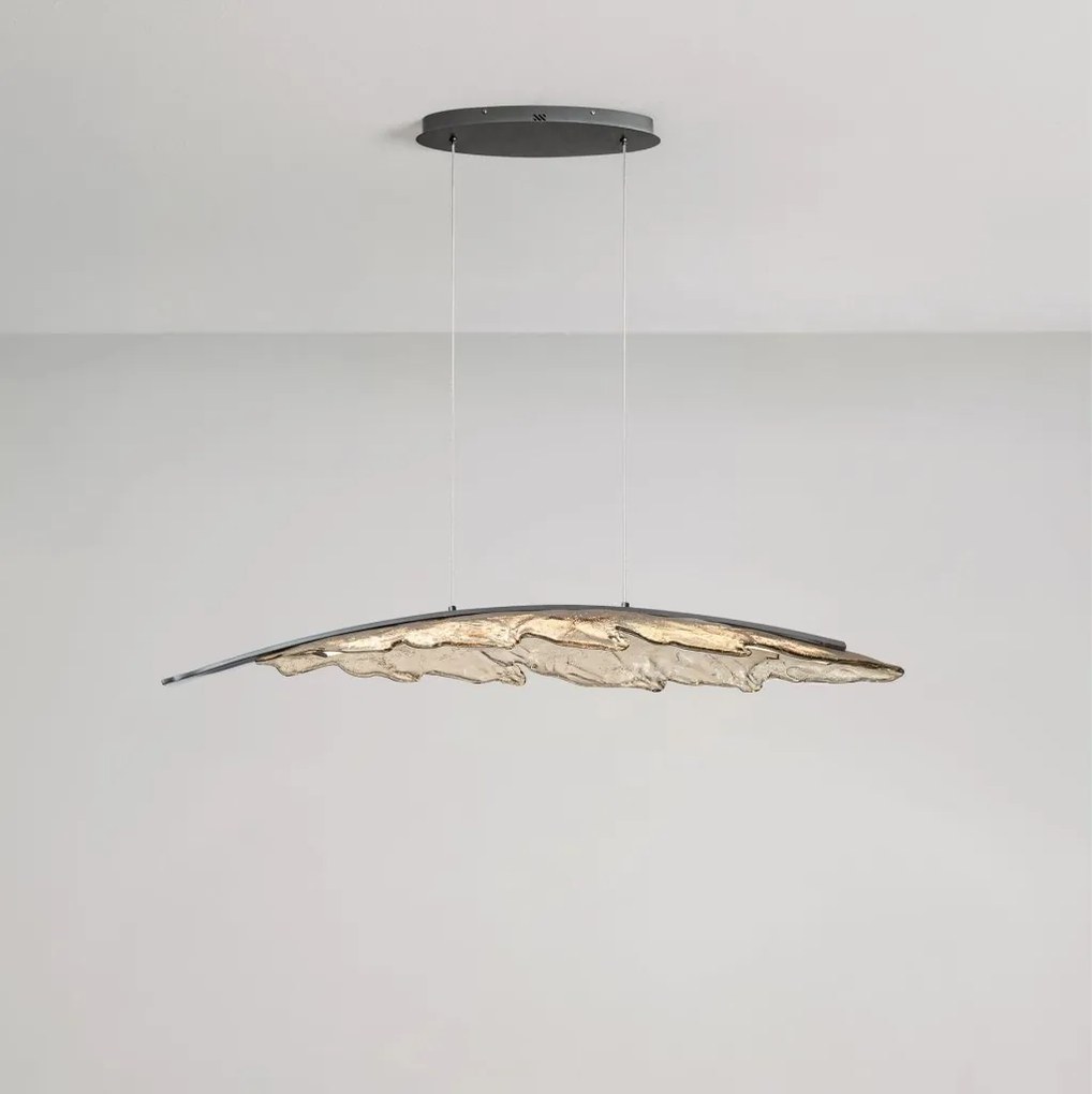 Lustra LED suspendata in forma de frunza AMADO XL