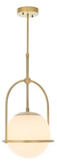 Endon 90844 - Lustră pe tijă ONTARIO 1xE27/10W/230V alamă