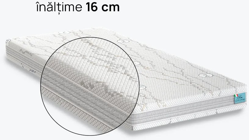 Saltea pentru copii Junior de la iSleep 16 cm