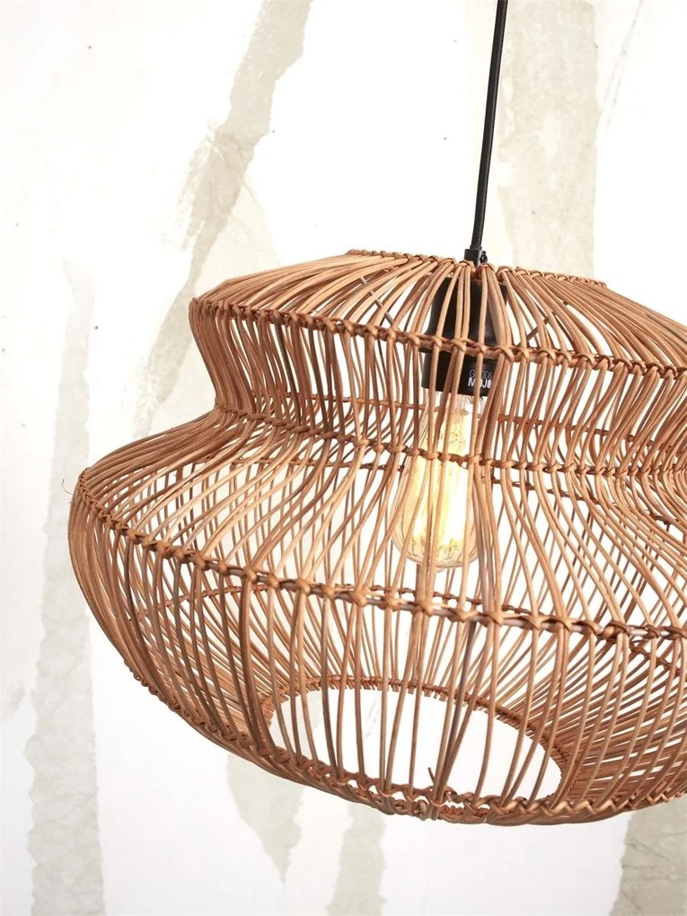Lustra/Pendul eco din ratan Zanzibar round 40cm, nat