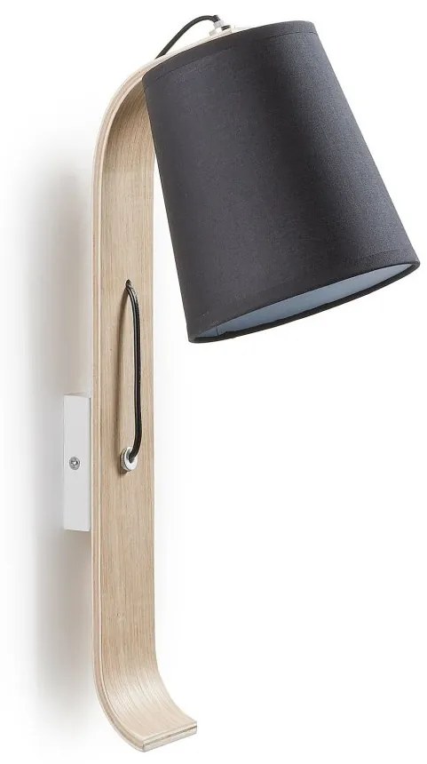 Aplica de perete moderna PERCY neagra AA0631J01 JG