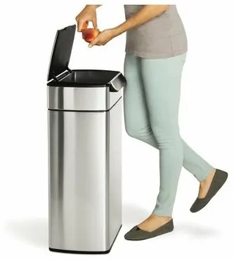 Simplehuman Coș de gunoi cu pedală superioară, 40 l