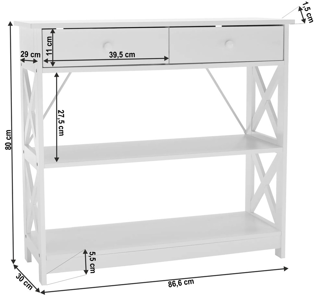 Consola, alba, LOMIR