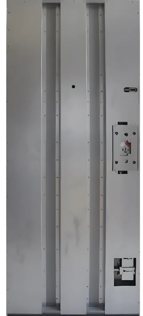 Usa metalica de intrare in apartament antiefractie - Dierre SPARTA 8 + Contratoc ST, Usa Alb + Toc Alb, 1.5 mm