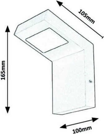 Aplică LED de exterior Rabalux LED/9W/230V IP44