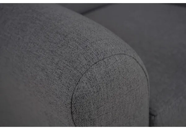 Fotoliu cu aripi VIVA, gri închis